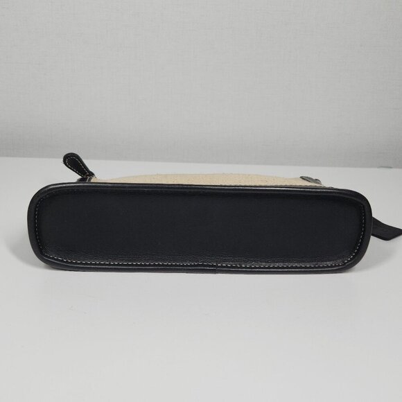 Vintage Coach Canvas & Leather Mini Shoulder Bag #6115 - Picture 4 of 9